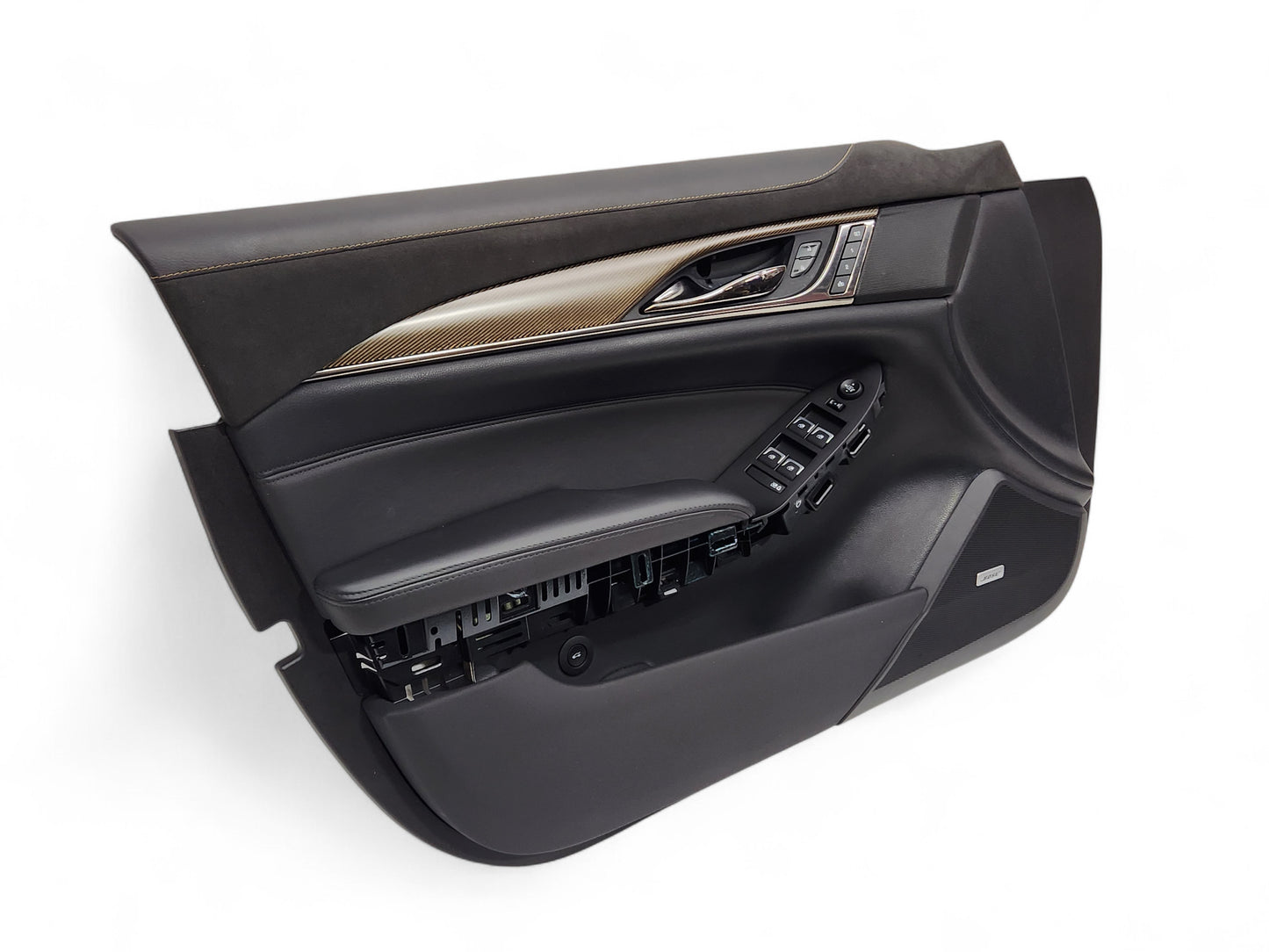 2018-2019 Cadillac CTSV CTS-V Driver Interior Door Panel Black Saffron OEM GM