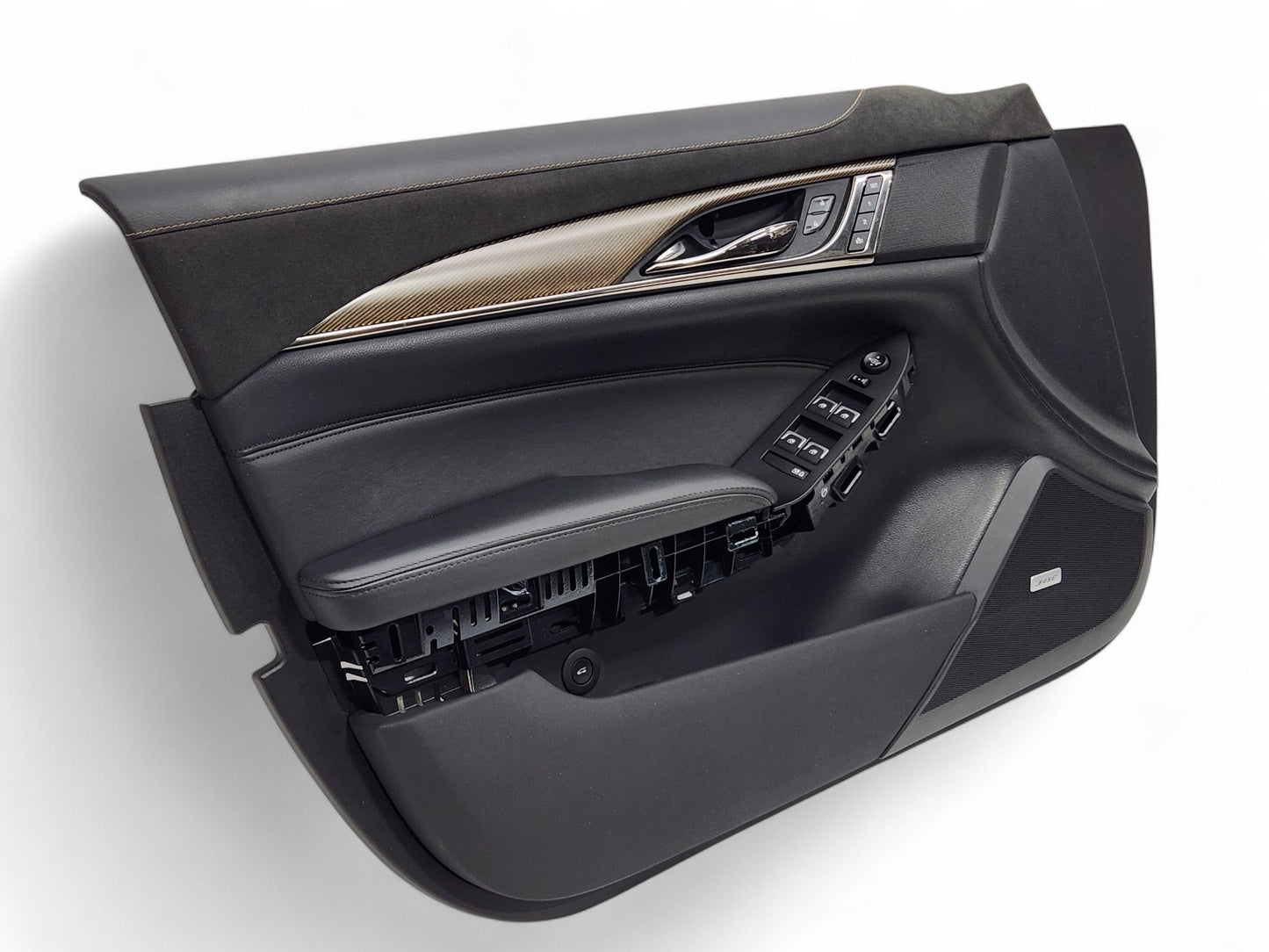 2018-2019 Cadillac CTSV CTS-V Driver Interior Door Panel Black Saffron OEM GM