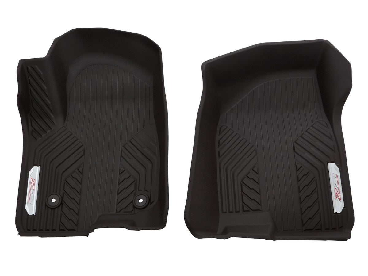 2019-2026 Silverado All Weather Front Floor Liners Dark Atmosphere Z71 OEM GM