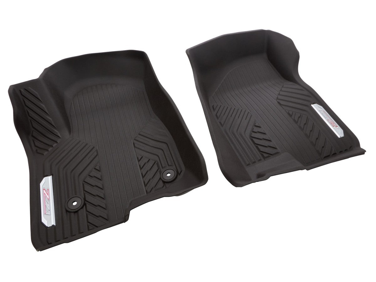 2019-2026 Silverado All Weather Front Floor Liners Dark Atmosphere Z71 OEM GM