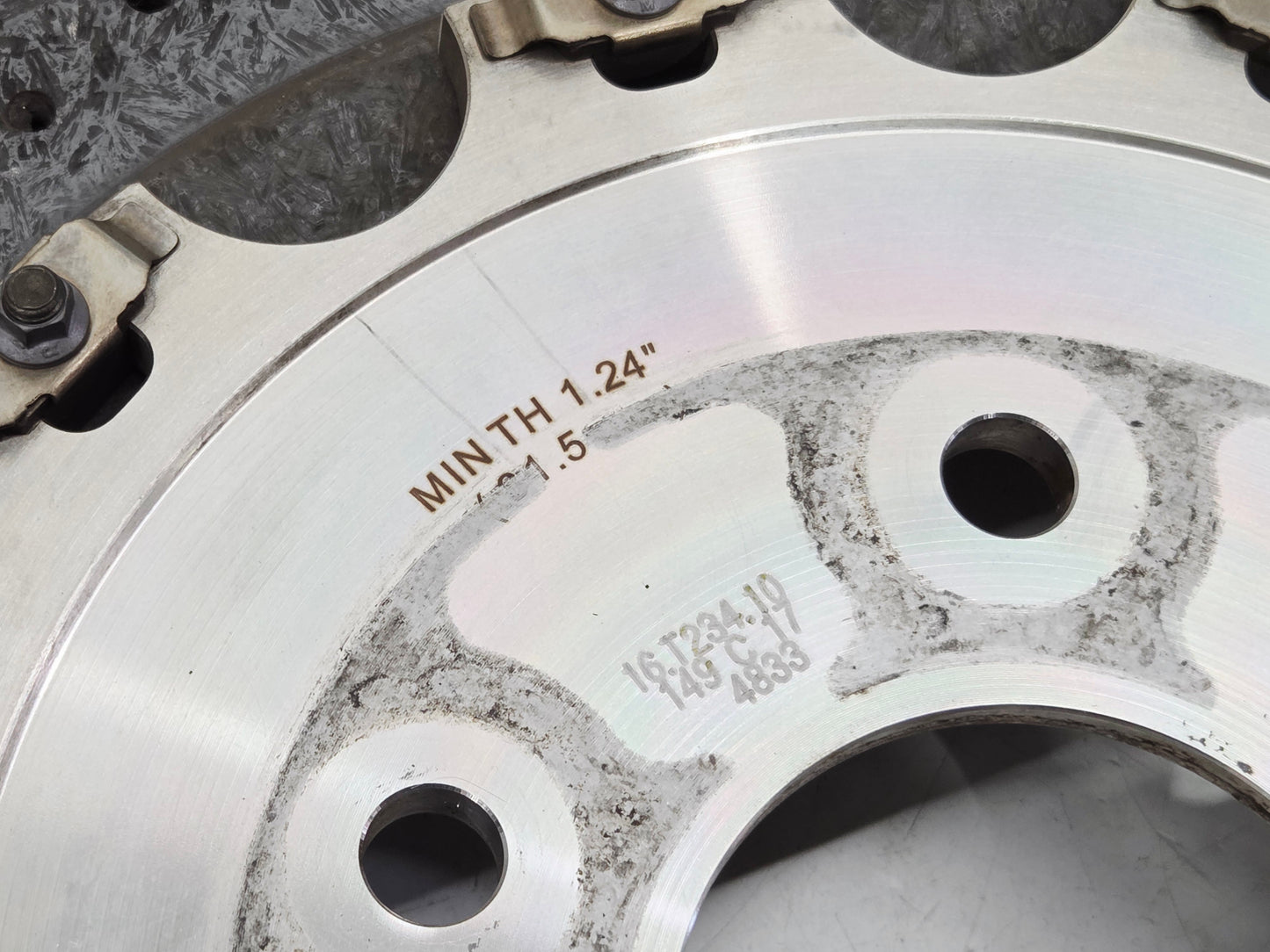 2019 Corvette C7 ZR1 Rear Carbon Ceramic Brembo Brake Rotor OEM GM