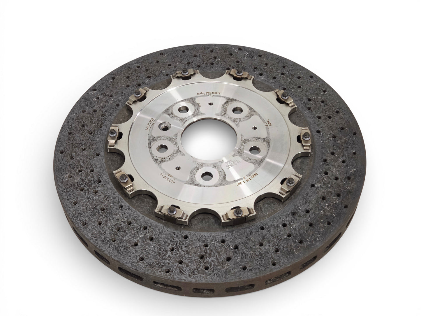 2019 Corvette C7 ZR1 Rear Carbon Ceramic Brembo Brake Rotor OEM GM