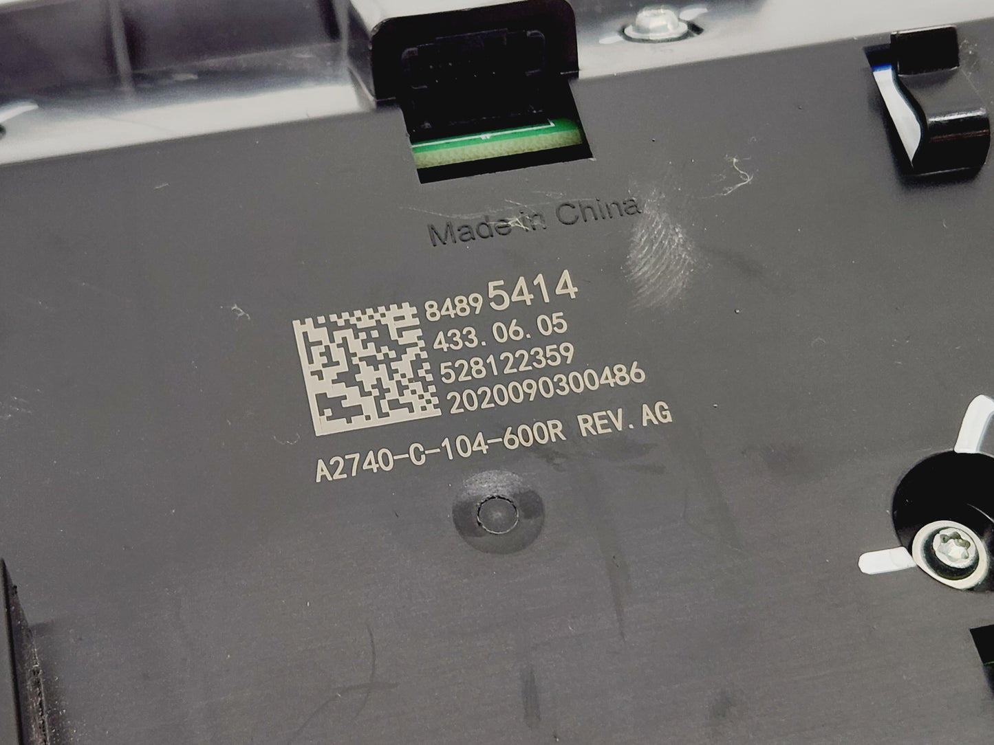 2020-2023 Cadillac CT4 Front Overhead Roof Center Console Black OEM 84895414