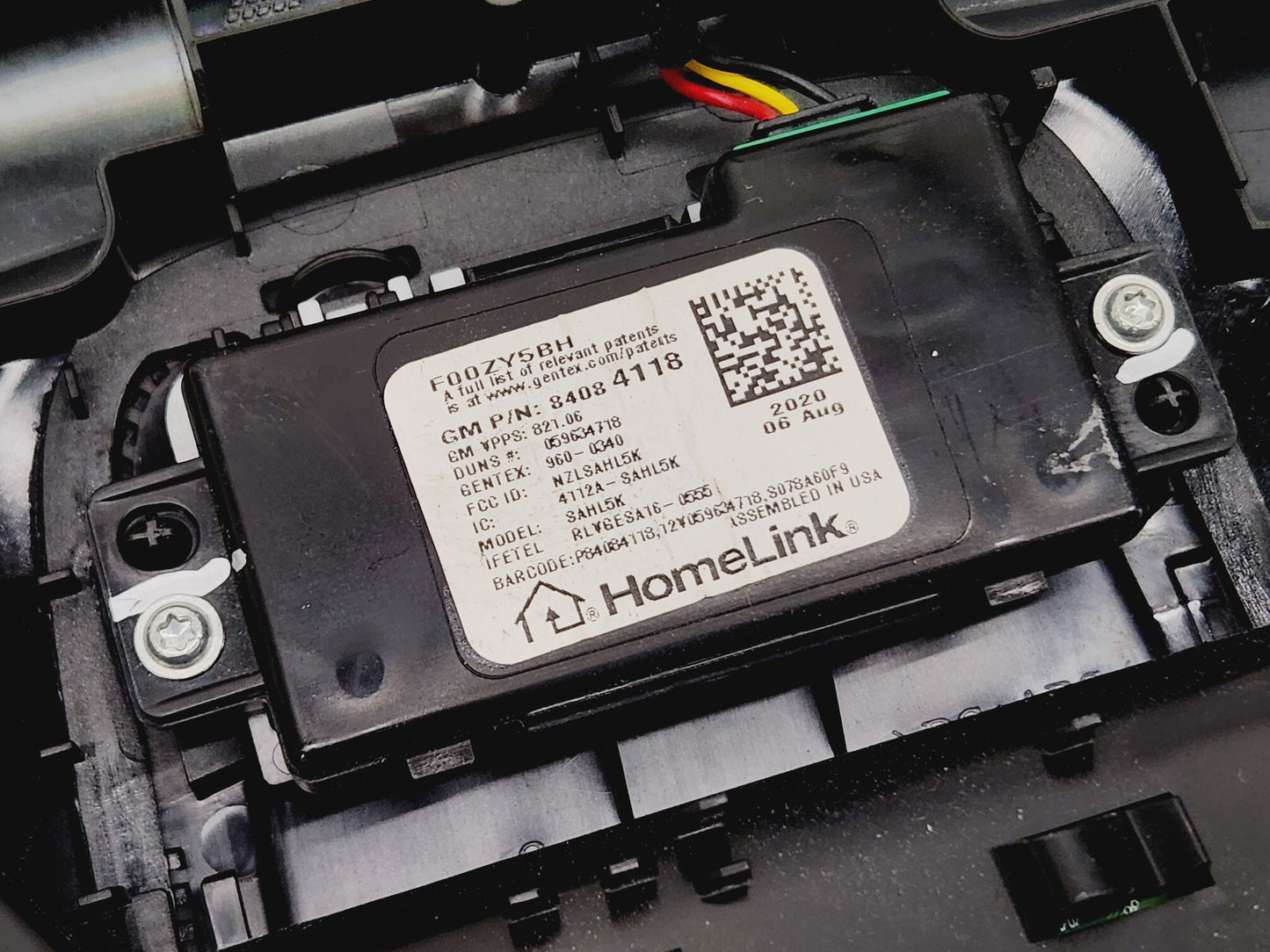 2020-2023 Cadillac CT4 Front Overhead Roof Center Console Black OEM 84895414