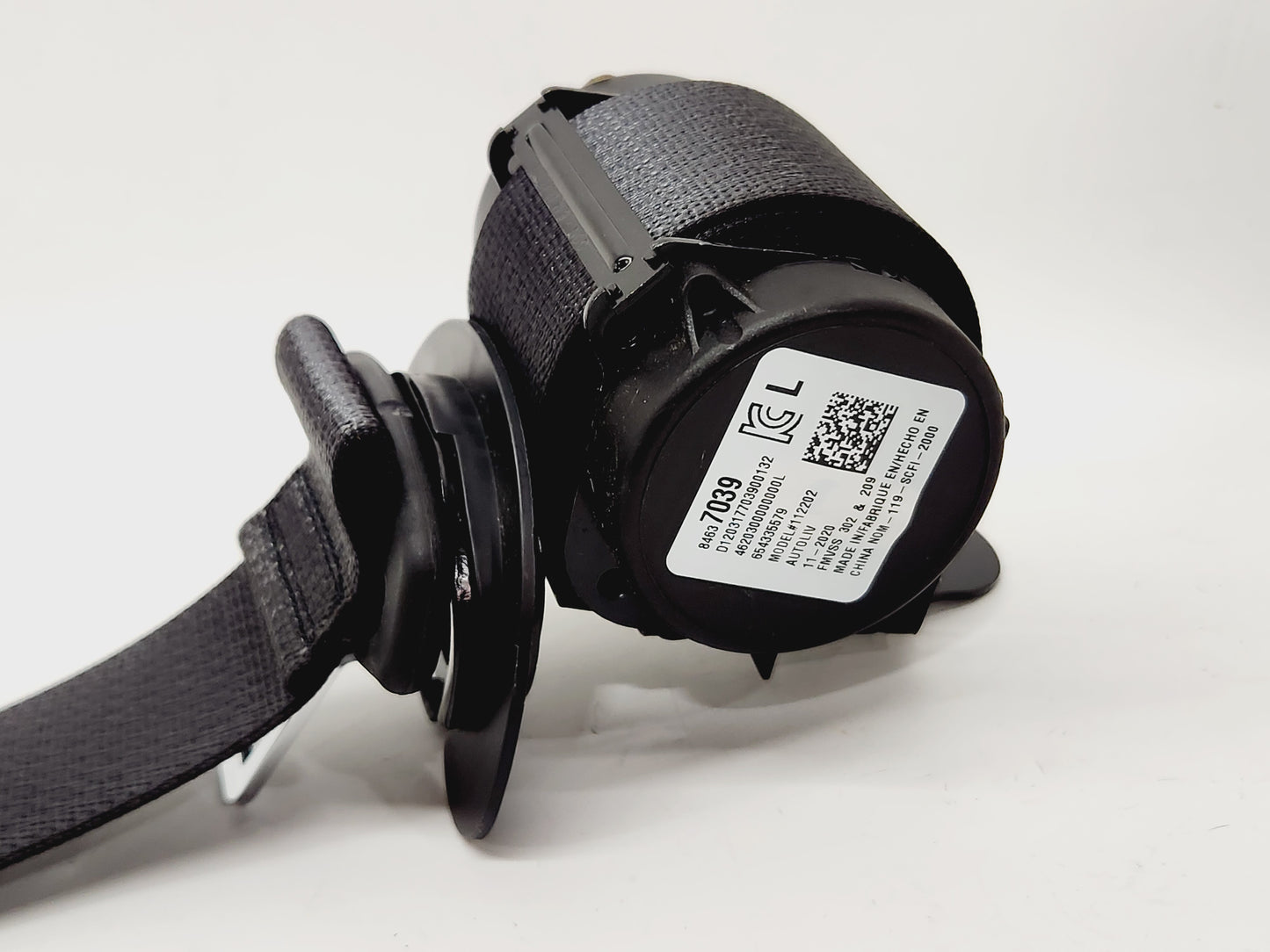 2020-2023 Cadillac CT4 Rear Right Left Center Black Seat Belts OEM GM