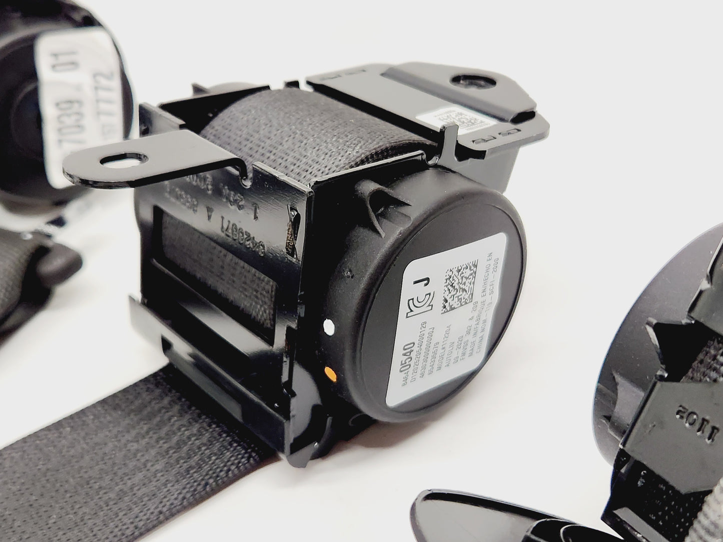 2020-2023 Cadillac CT4 Rear Right Left Center Black Seat Belts OEM GM