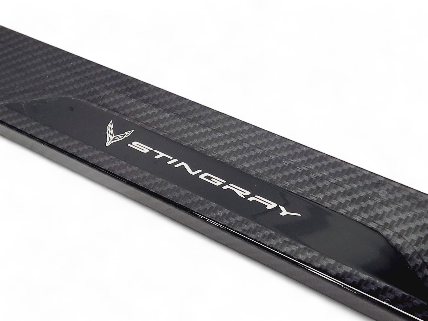 2020-2024 Corvette C8 Stingray Carbon Fiber Hydrocoat Door Sill Plates