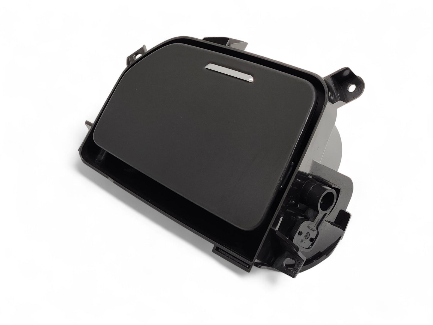 2020-2025 Corvette C8 Black Leather console Cup Holder with marks OEM GM *READ*