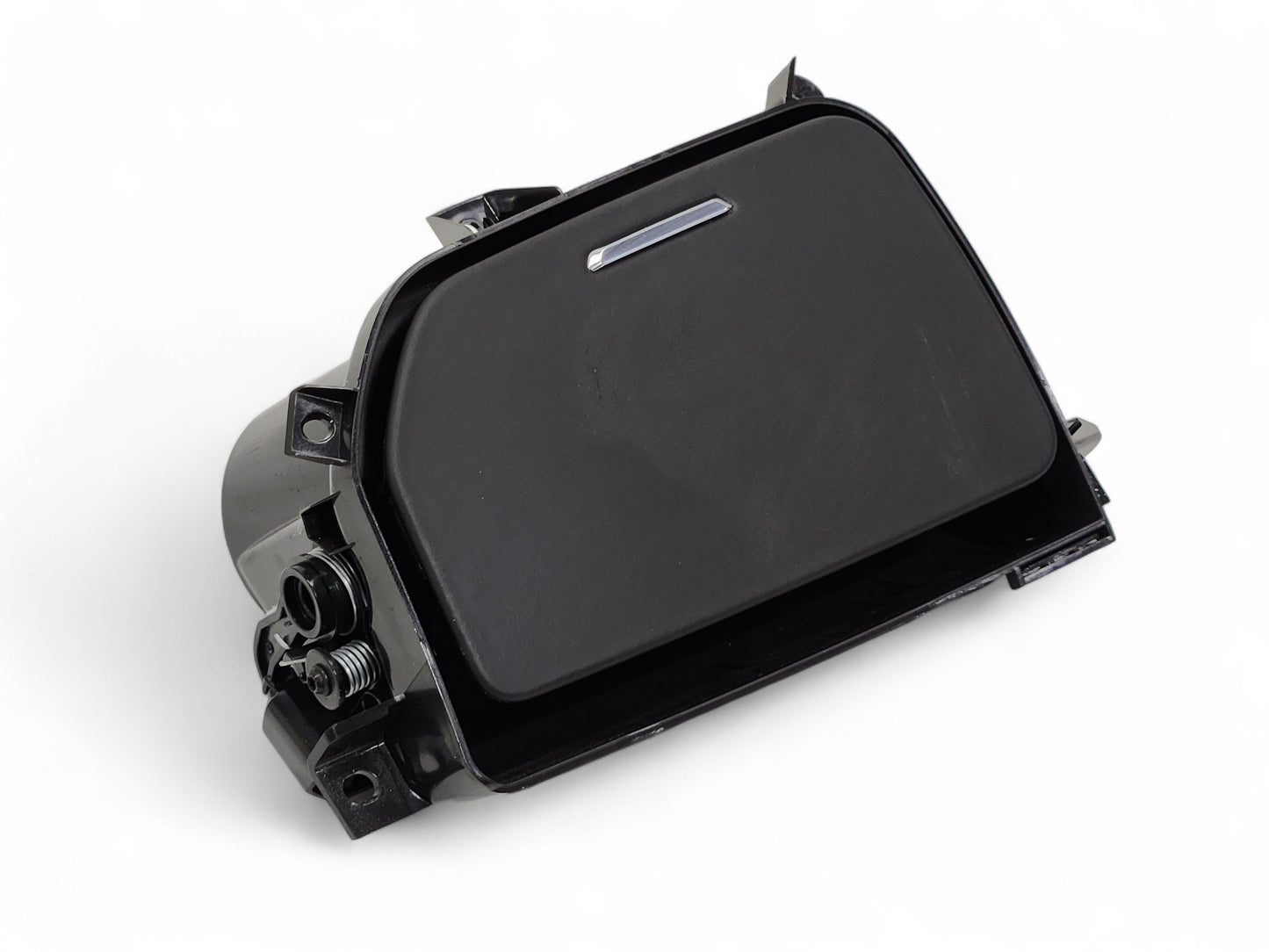 2020-2025 Corvette C8 Black Leather console Cup Holder with marks OEM GM *READ*