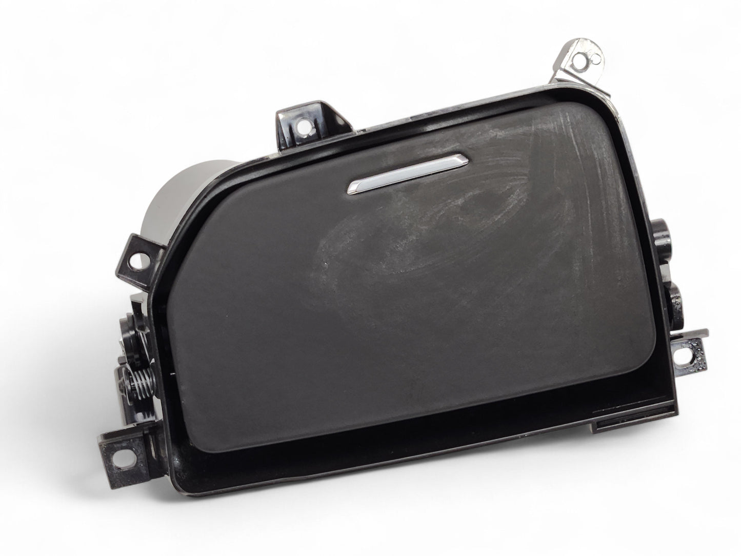 2020-2025 Corvette C8 Black Leather console Cup Holder with marks OEM GM *READ*