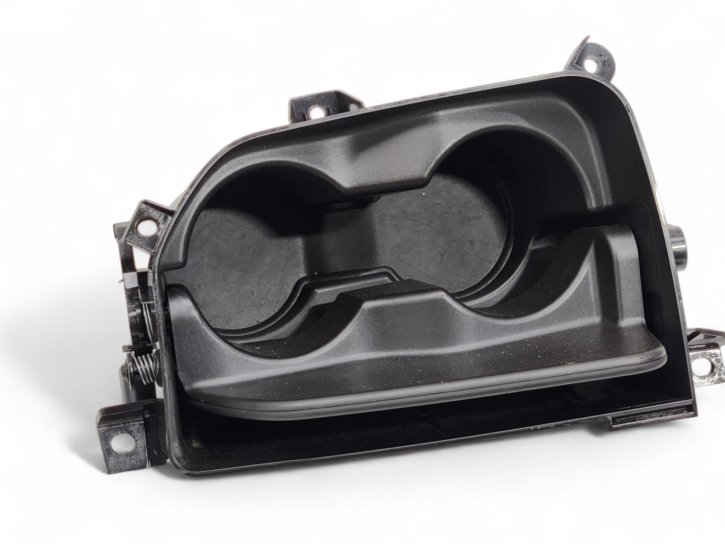 2020-2025 Corvette C8 Black Leather console Cup Holder with marks OEM GM *READ*