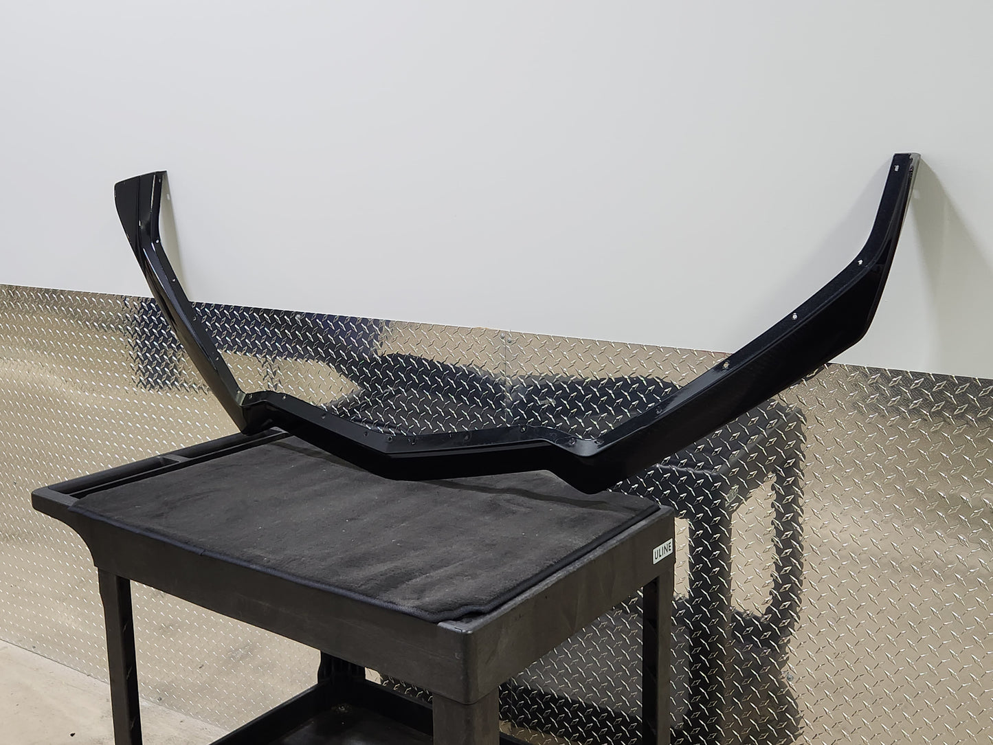 2020-2025 Chevy Corvette C8 Carbon Flash Front Splitter 5VM OEM GM 23380491