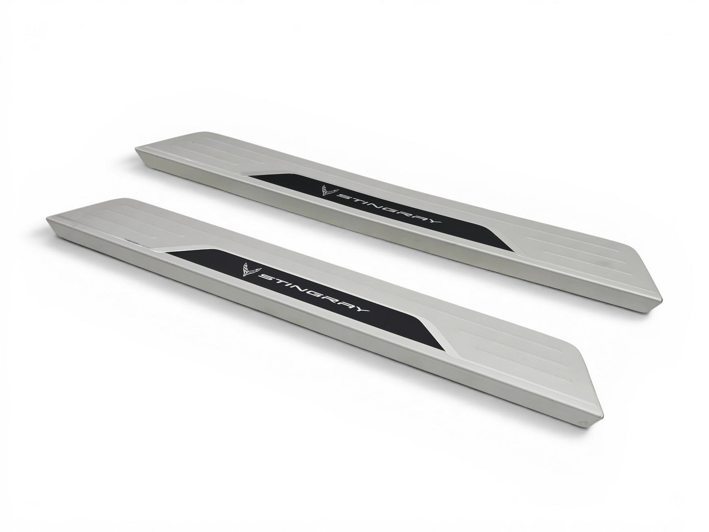 2020-2025 Corvette C8 Stingray Door Sill Scuff Entry Plates OEM GM 84860639
