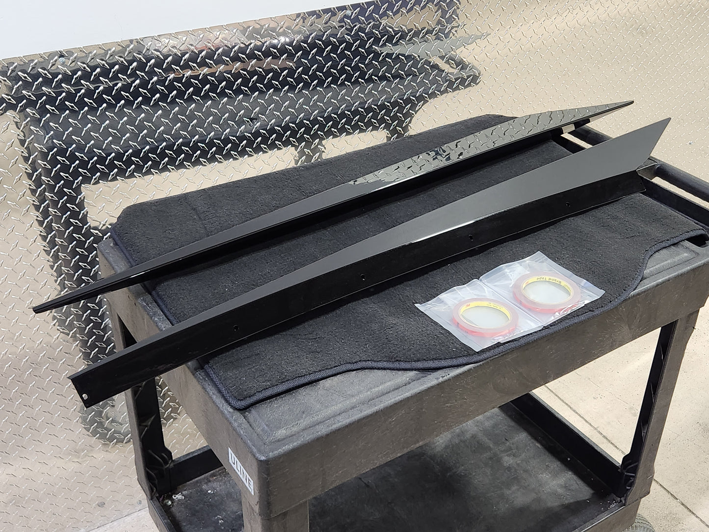 2020-2025 Corvette C8 Z51 Stingray Side Skirts Rocker Panel Extensions