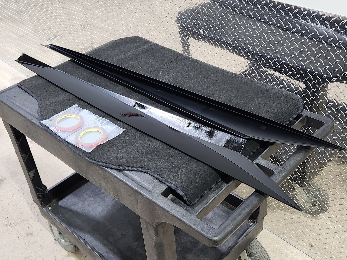 2020-2025 Corvette C8 Z51 Stingray Side Skirts Rocker Panel Extensions