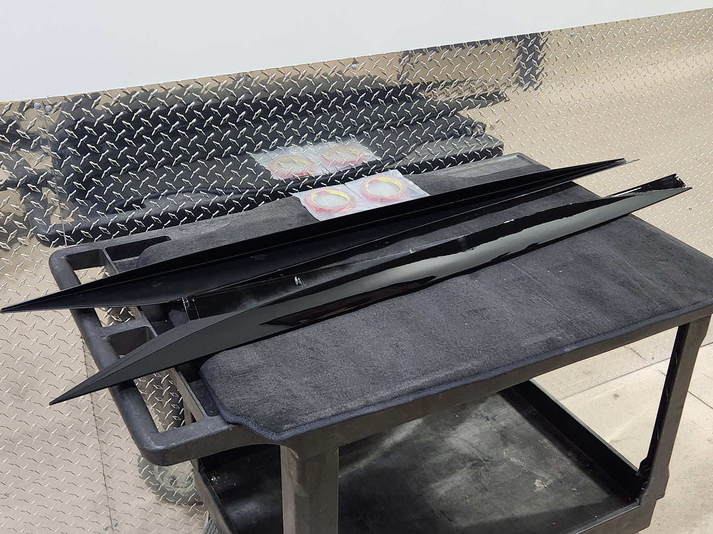 2020-2025 Corvette C8 Z51 Stingray Side Skirts Rocker Panel Extensions