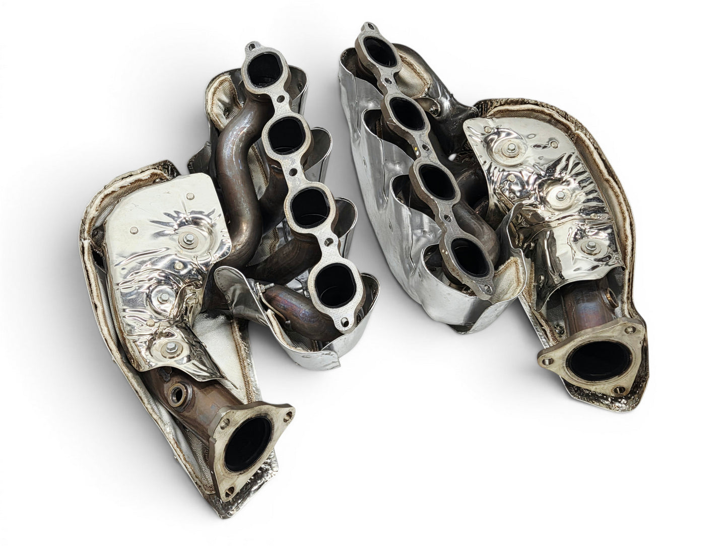 2020-2026 Corvette C8 Stingray LT2 Exhaust Header Manifolds with Shields OEM GM