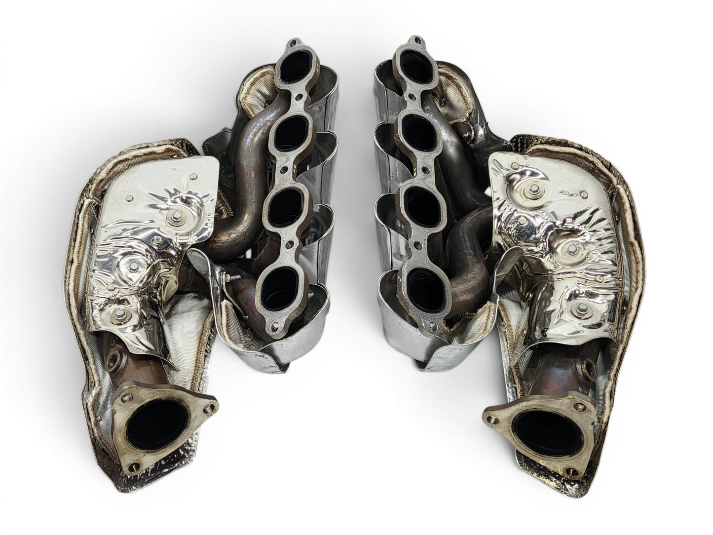 2020-2026 Corvette C8 Stingray LT2 Exhaust Header Manifolds with Shields OEM GM