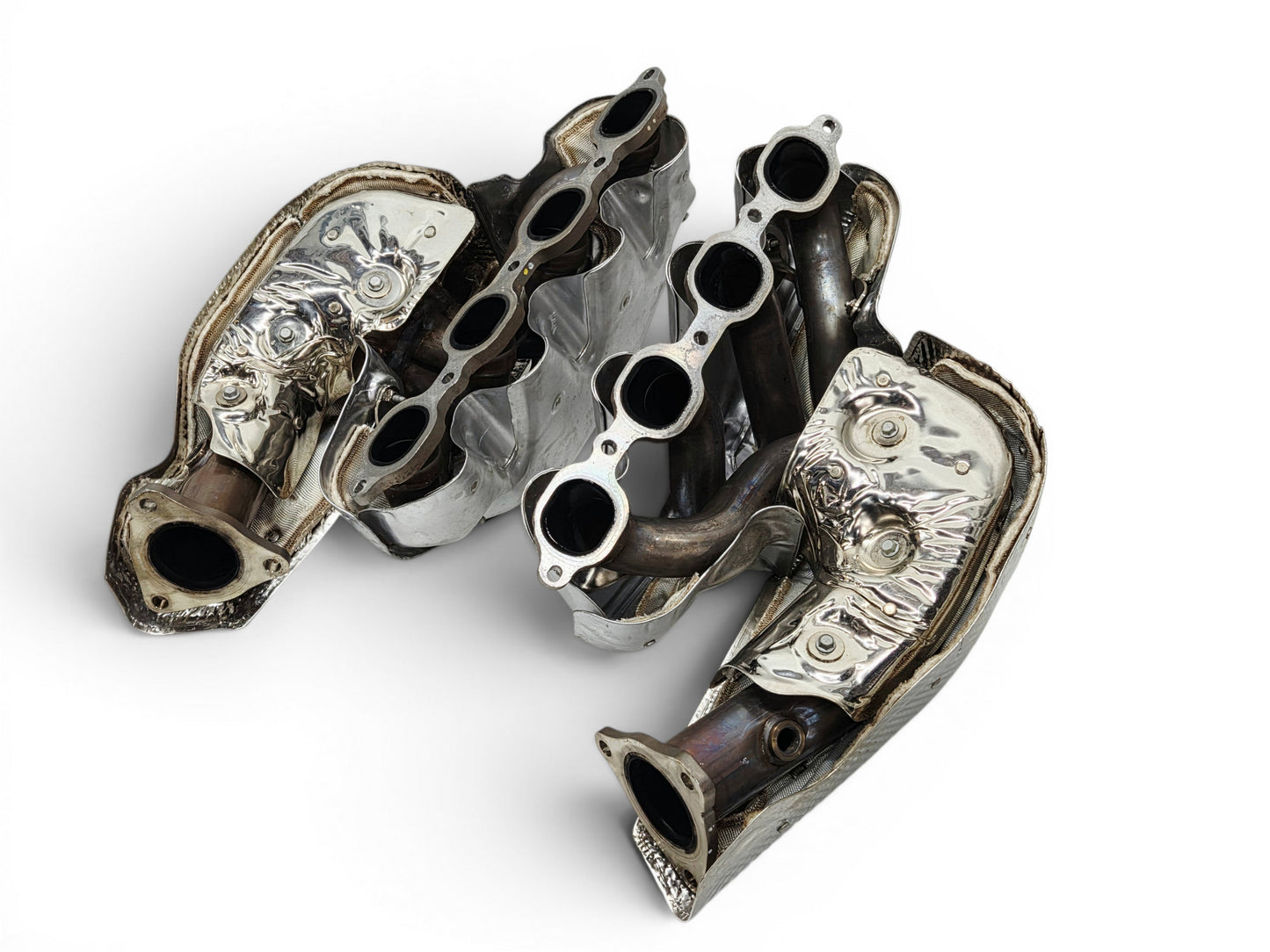 2020-2026 Corvette C8 Stingray LT2 Exhaust Header Manifolds with Shields OEM GM