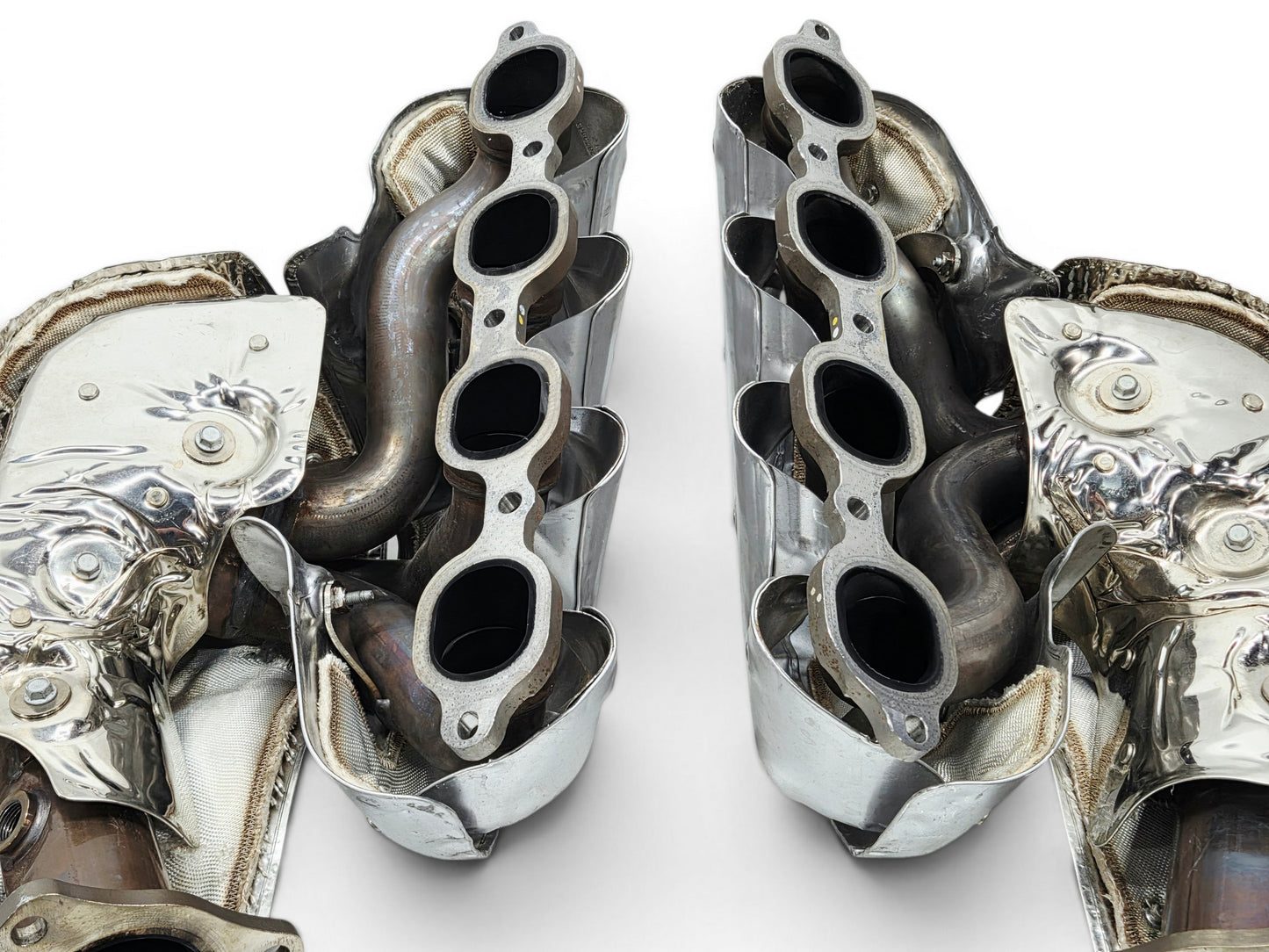 2020-2026 Corvette C8 Stingray LT2 Exhaust Header Manifolds with Shields OEM GM