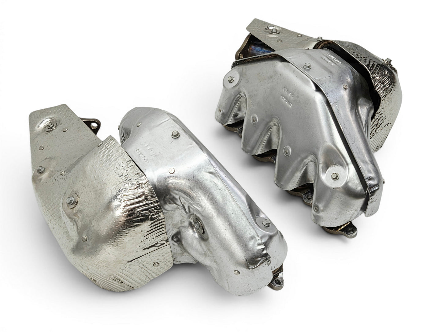 2020-2026 Corvette C8 Stingray LT2 Exhaust Header Manifolds with Shields OEM GM