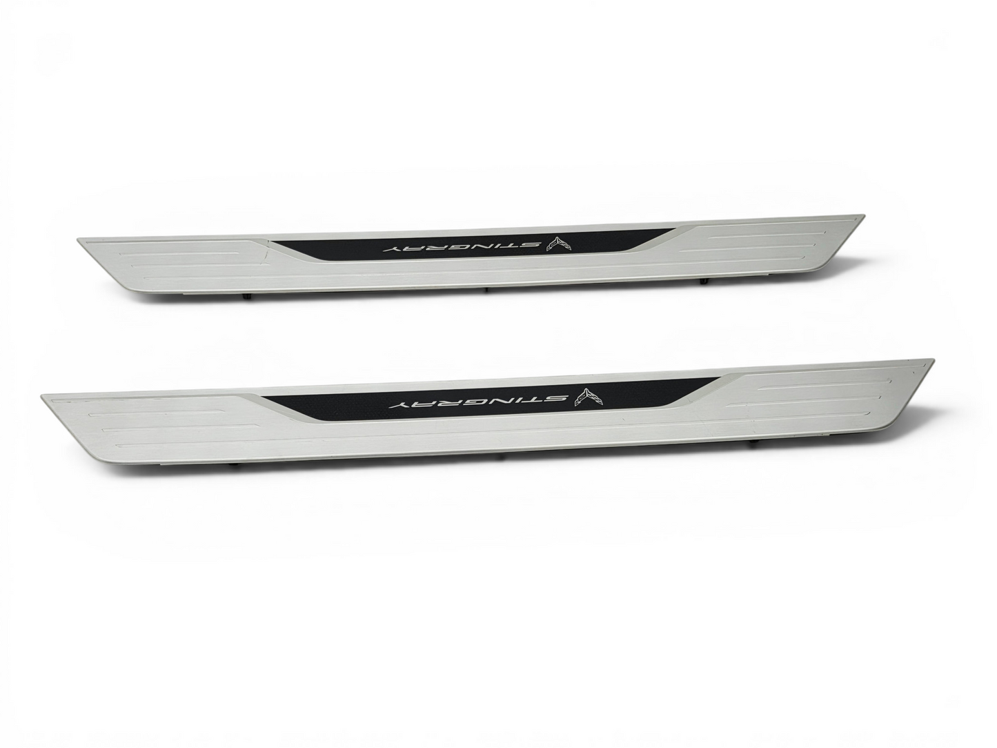 2020-2026 Corvette C8 Stingray Door Sill Entry Plates OEM GM 84860639 - 1 Pair