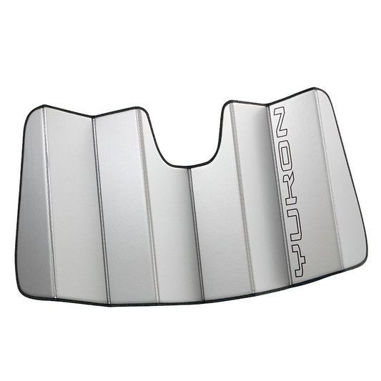 2021-2025 GMC Yukon / XL Silver Reflective Sunshade 84446398 w/ Script OEM GM