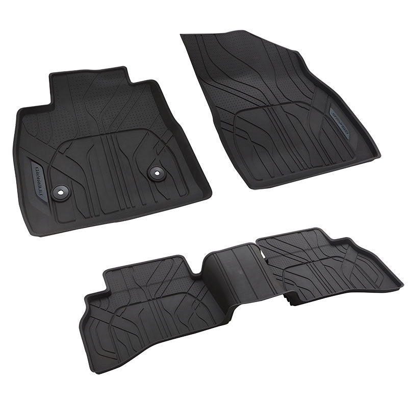2021-2025 Chevy Trailblazer AWD Front and Second Row All Weather Floor Mats OEM