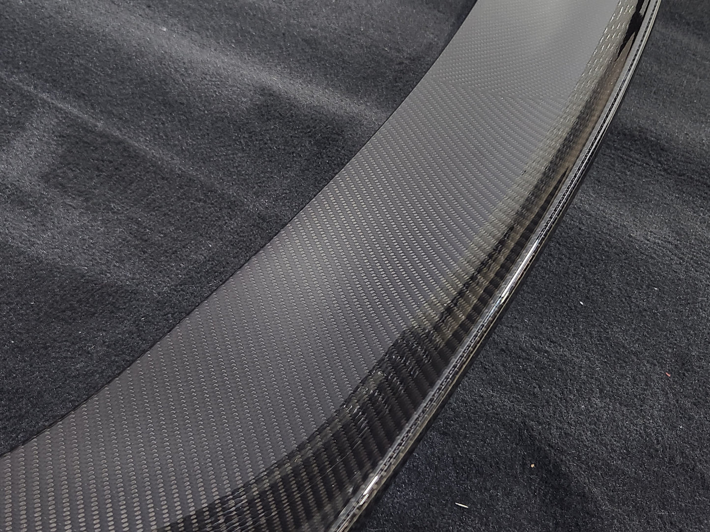 2023-2025 Corvette C8 Z06 Z07 Exposed Carbon Fiber High Wing OEM *BLEM*