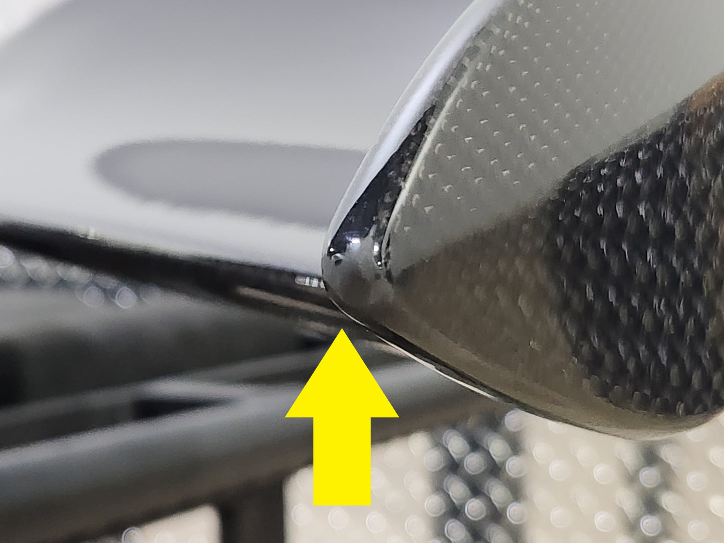 2023-2025 Corvette C8 Z06 Z07 Exposed Carbon Fiber High Wing OEM *BLEM*