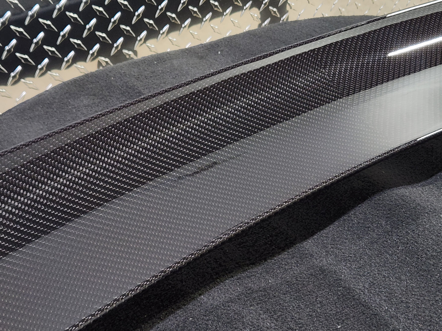 2023-2025 Corvette C8 Z06 Z07 Exposed Carbon Fiber High Wing OEM GM