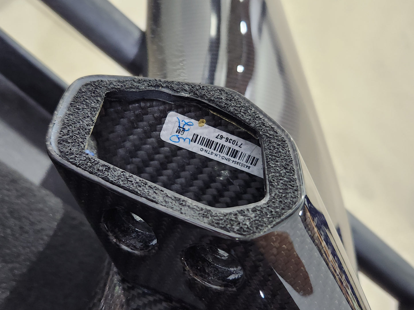 2023-2025 Corvette C8 Z06 Z07 Exposed Carbon Fiber High Wing OEM GM