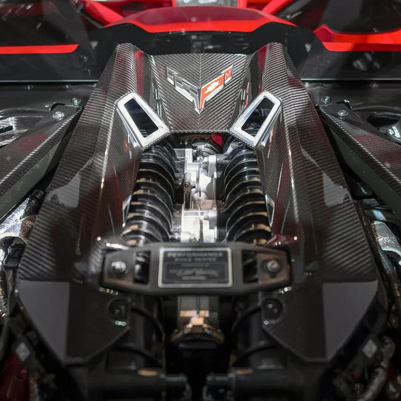 2023-2026 Chevy Corvette C8 Z06 Visible Carbon Fiber Engine Cover OEM GM