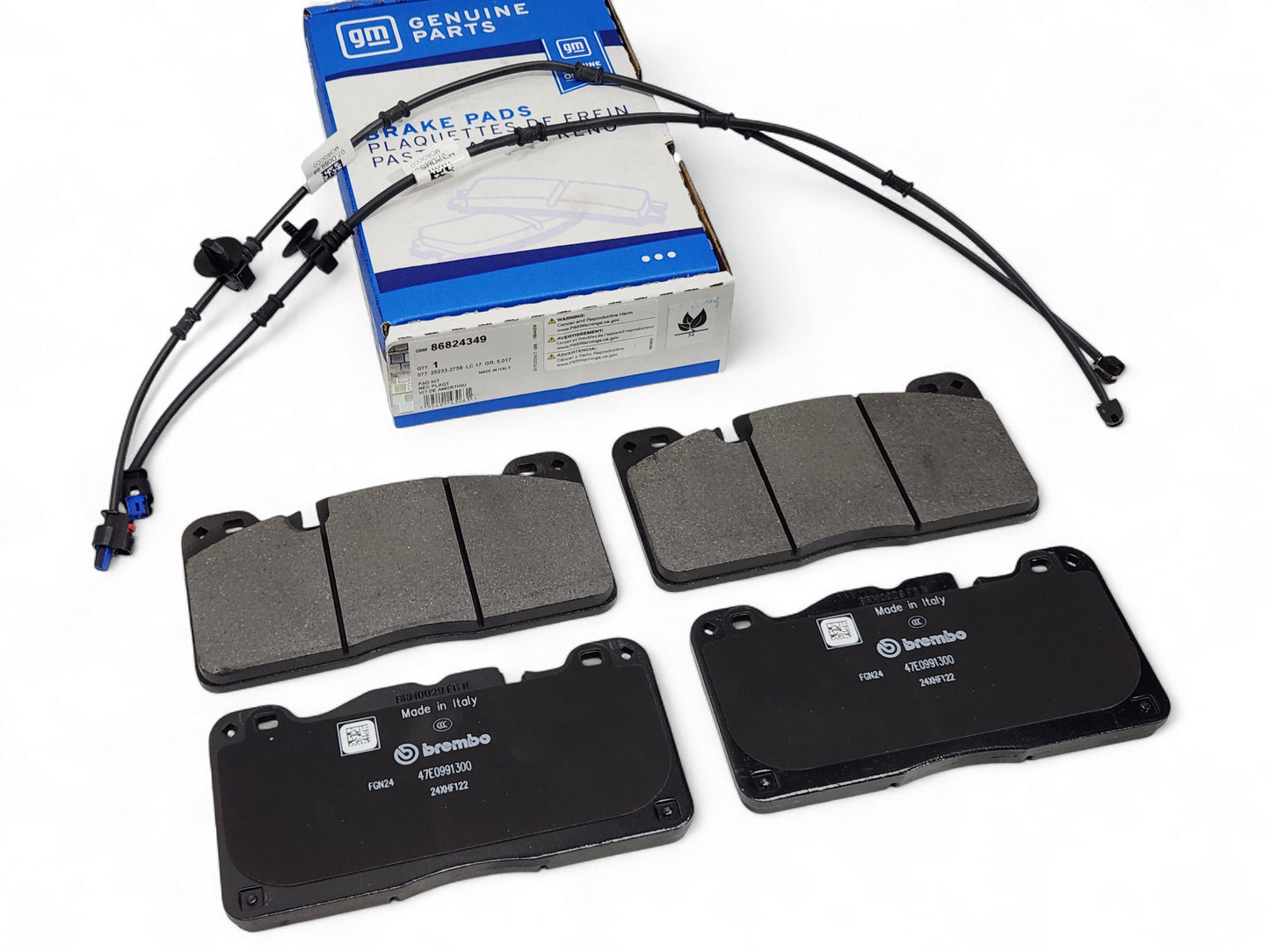 2023-2026 Corvette C8 ERay Z06 Carbon Ceramic Z06 Front Brake Pads OEM GM