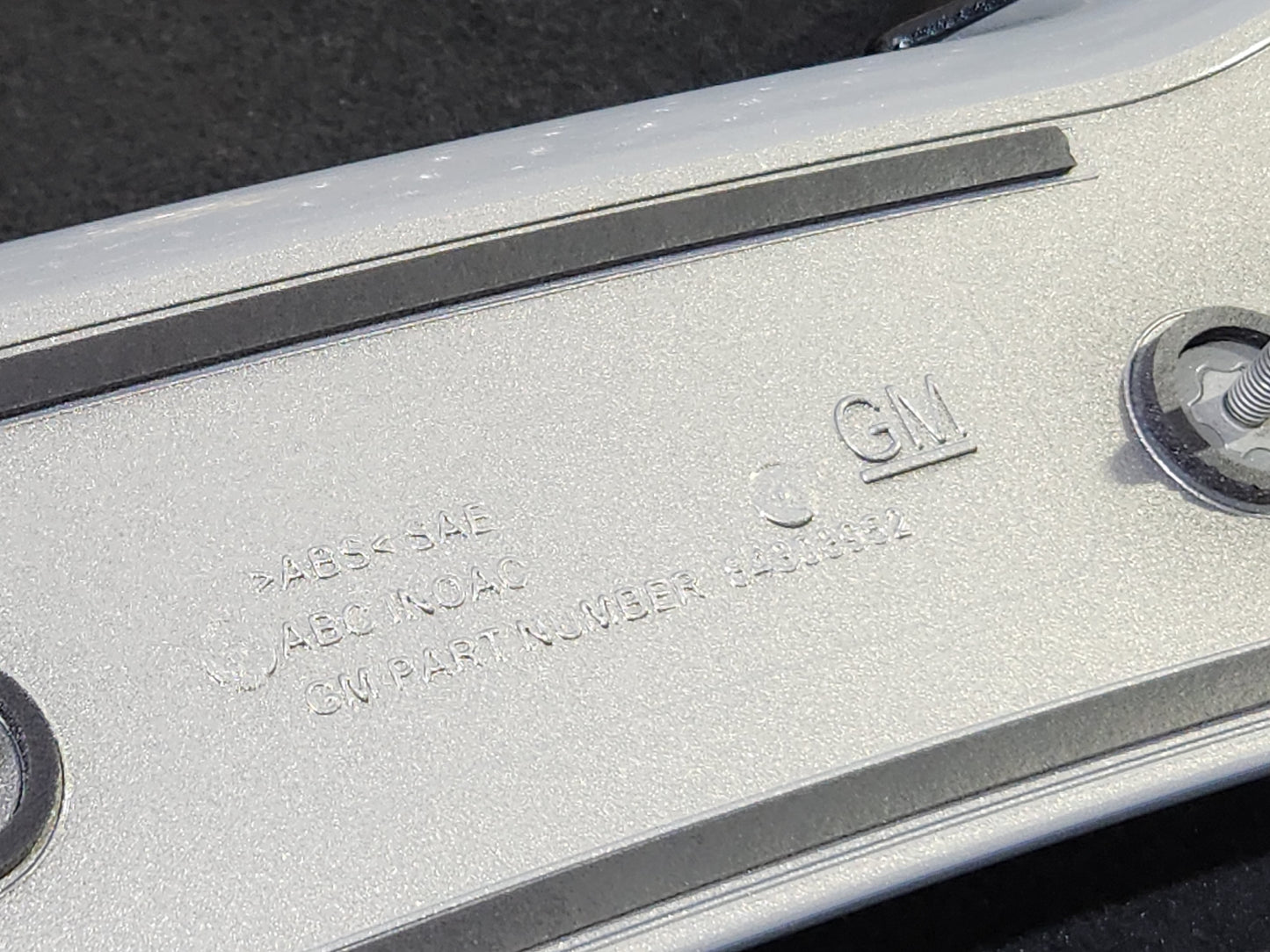 2023-2026 Chevy Corvette C8 Z06 Silver Flare Spoiler OEM GM