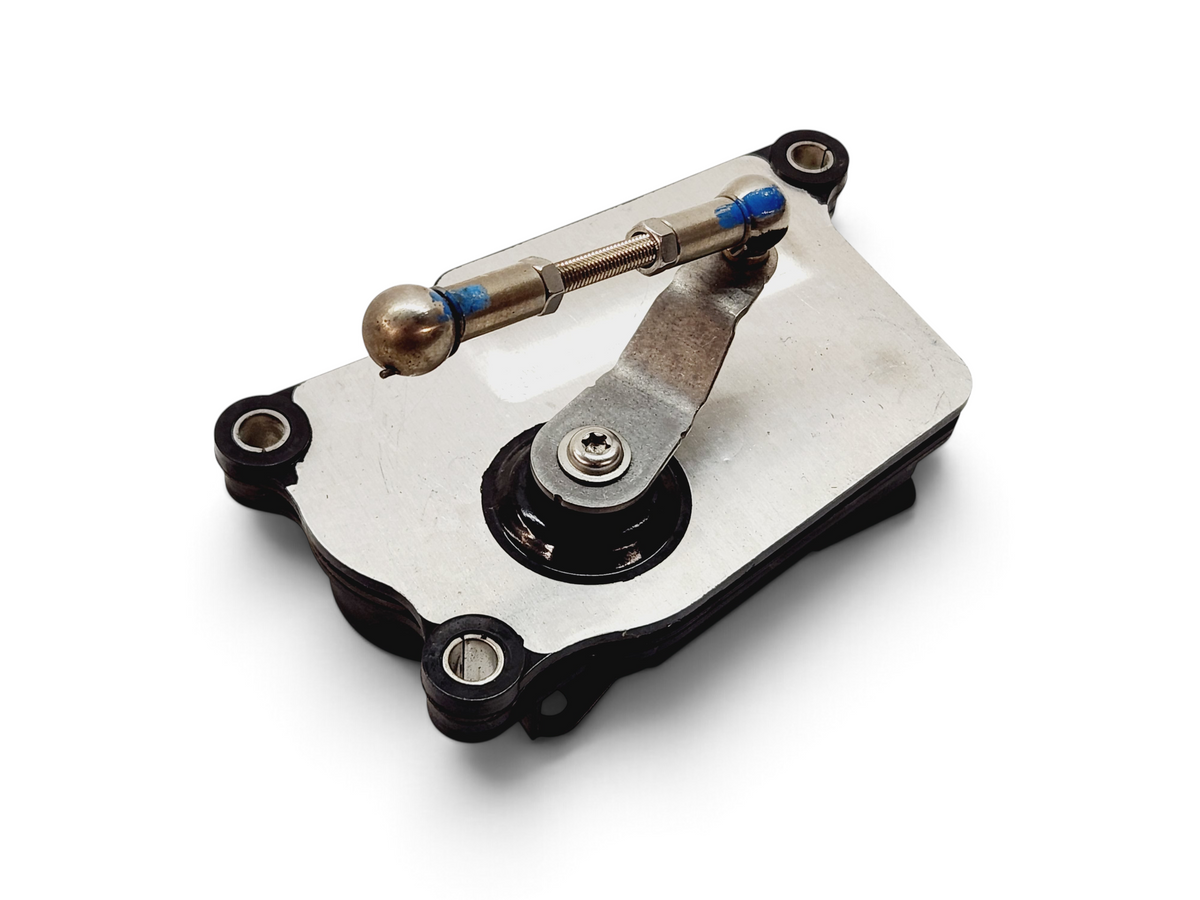 Send it Auto Parts OEM Chevy Corvette C8 performance exhaust actuator valve with metal linkage and mounting points