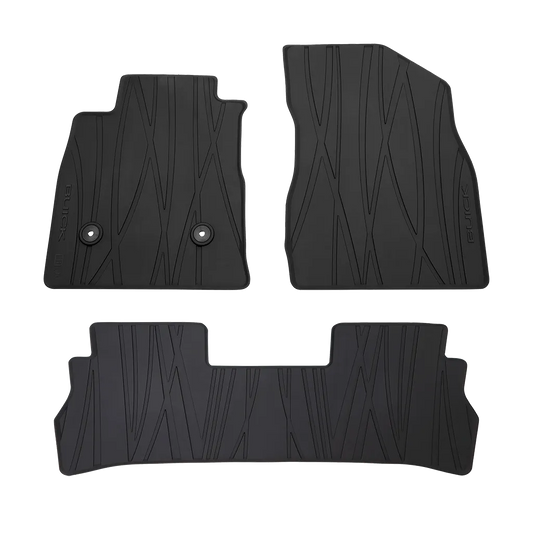 2024-2026 Buick Envista Black Front Rear All Weather Floor Mats OEM GM