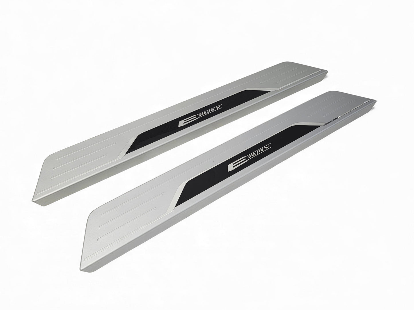 2024-2026 Corvette C8 ERay E-Ray Door Sill Scuff Entry Plates OEM GM