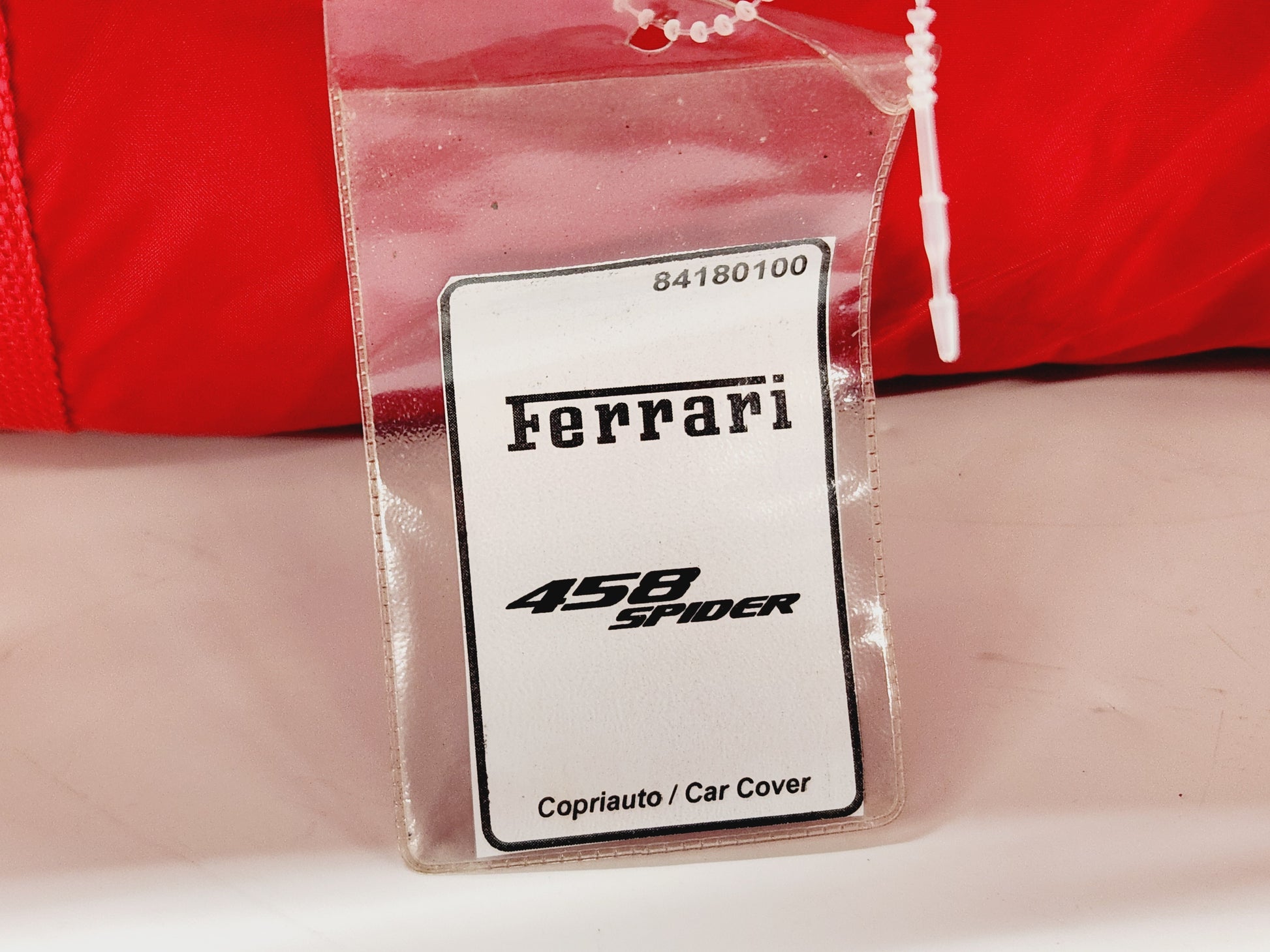 2011-2015 Ferrari 458 Spider Indoor Red OEM Car Cover with Bag 8418010 –  Send it Auto Parts
