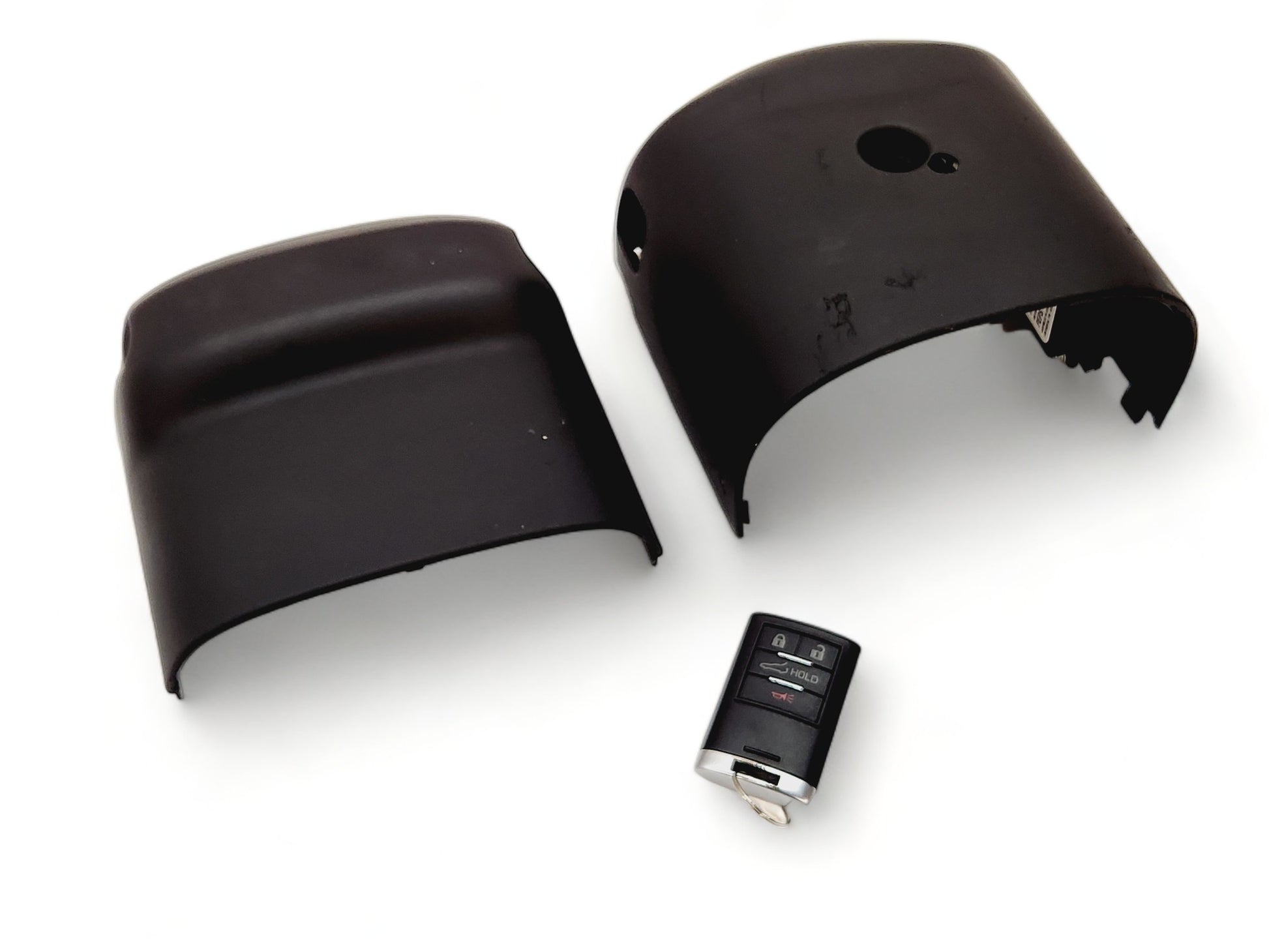 2014-2019 Chevy Corvette C7 Jet Black Steering Column Cover w/ Key OEM GM 1