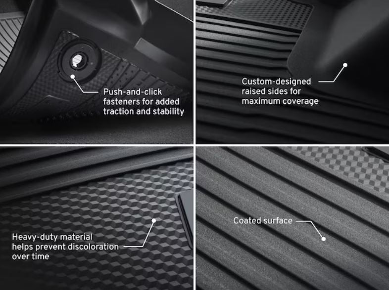 2025-2027 Chevy Equinox Front All Weather Floor Mats OEM GM 26406219