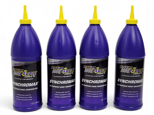 Royal Purple 01512 Synchromax Manual Transmission Fluid - 4 Quarts