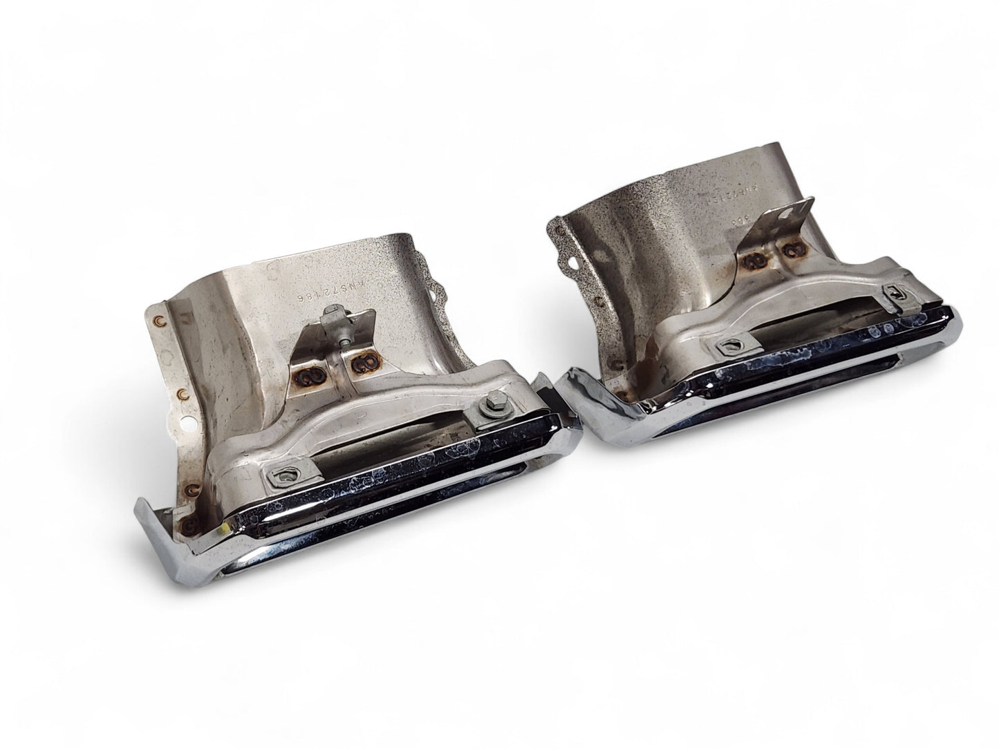 2019-2025 Chevy Silverado GMC Sierra Exhaust Bezel Chrome Tips OEM GM