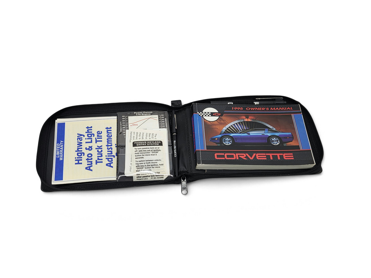 1995 Chevy Corvette C4 ZR1 Owners Manual Guide Book Portfolio Kit OEM GM