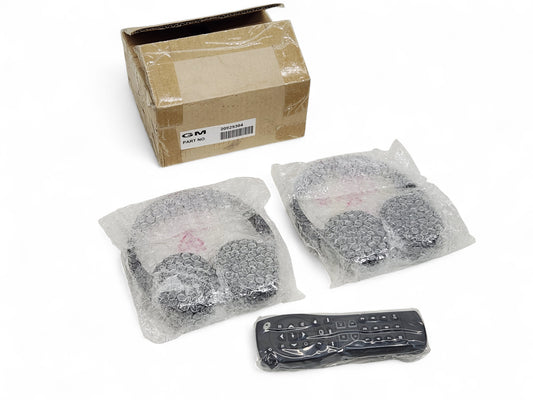 2 OEM GM 2 Channel IR Fold Flat Headphones Headset with DVD Remote TV Rear