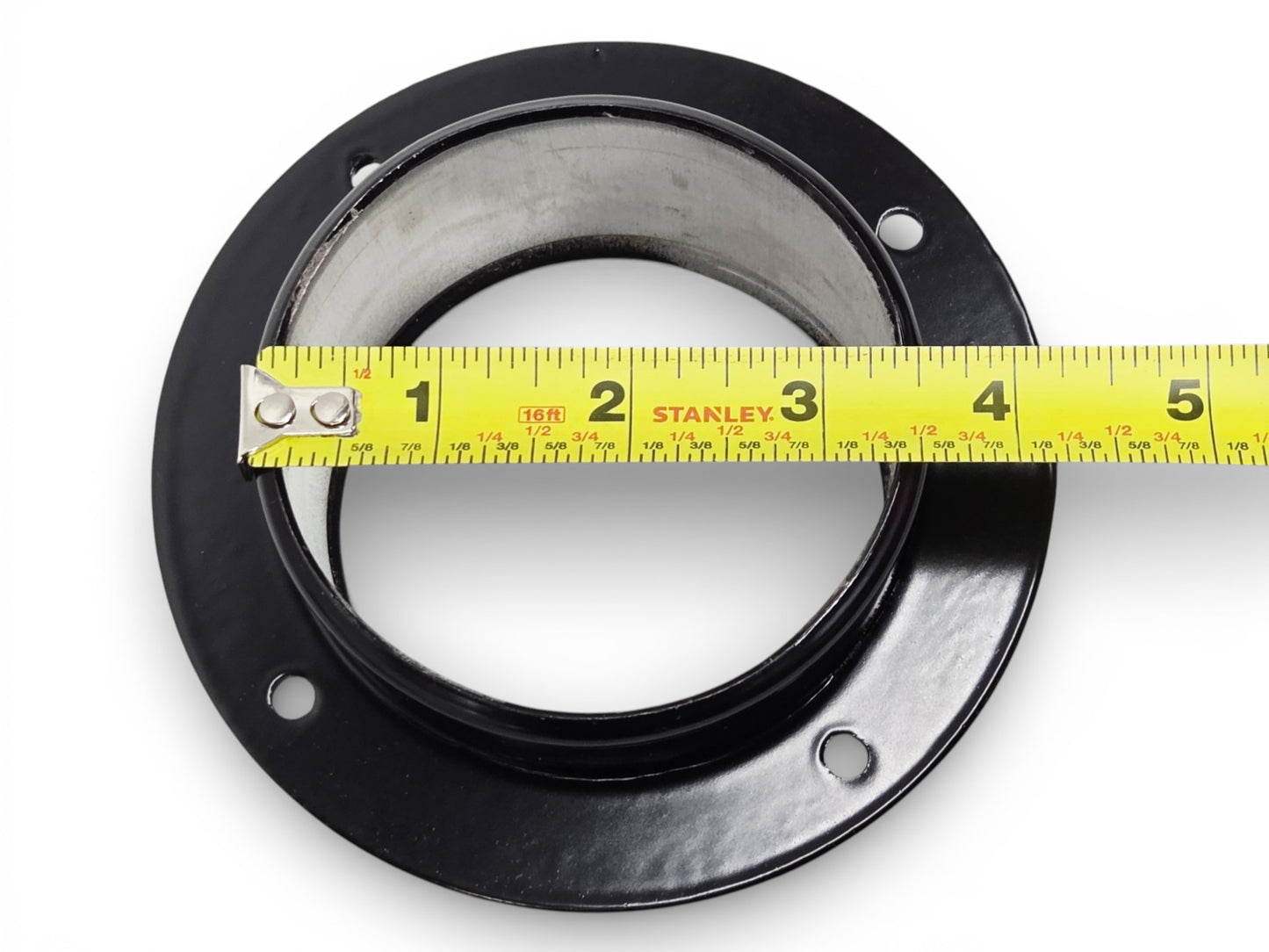 3.5" Cold Air Intake Tube Duct Filter Mounting Adapter Flange Bead Rolled Lip