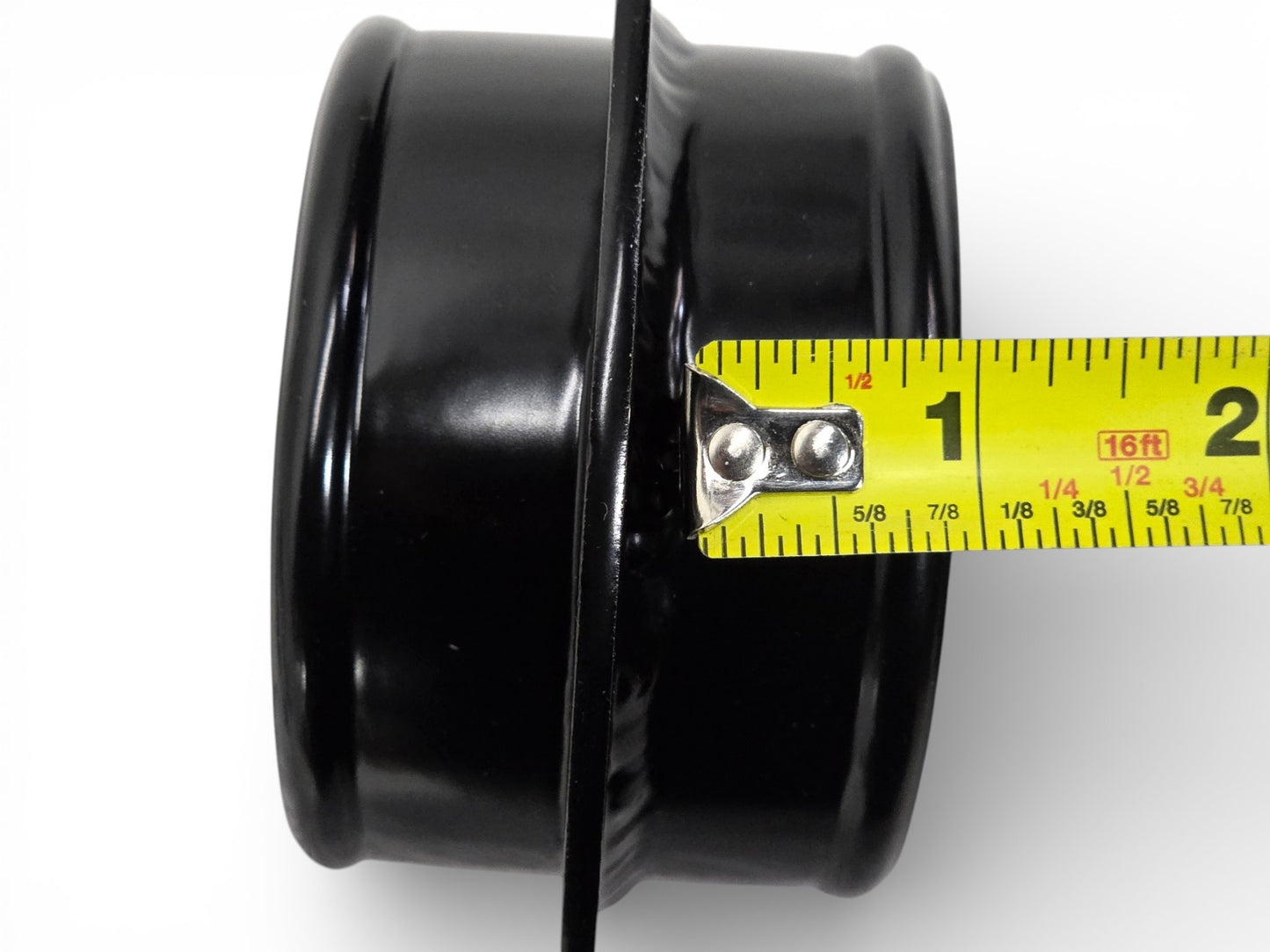 3.5" Cold Air Intake Tube Duct Filter Mounting Adapter Flange Bead Rolled Lip