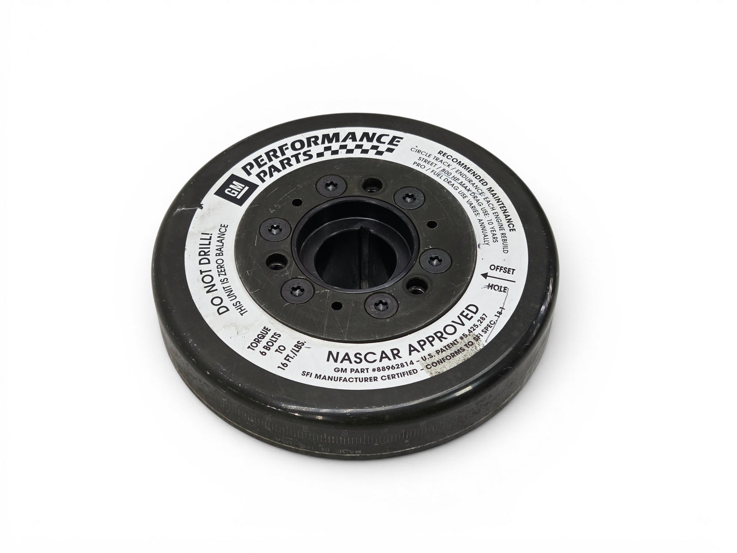 427 572 GM Chevy Performance Big Block 8" Harmonic Balancer Damper OEM 88962814