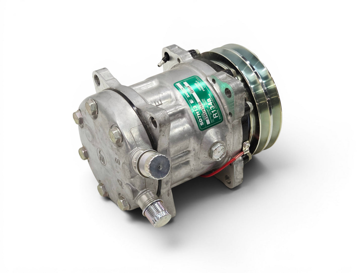 A/C Air Conditioning Compressor R134A Dual V Belt Sanden S8949 SD7H13