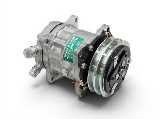 A/C Air Conditioning Compressor R134A Dual V Belt Sanden S8949 SD7H13